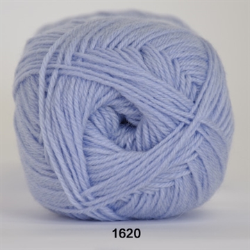 Hjertegarn Sock 4 fv. 1620 isblå