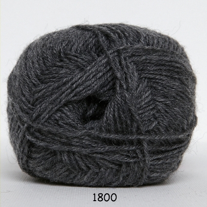 Hjertegarn Sock 4 fv. 1800 grå