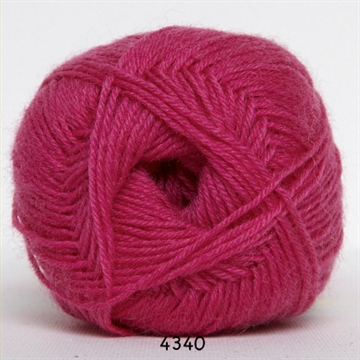 Hjertegarn Sock 4 fv. 4340 pink