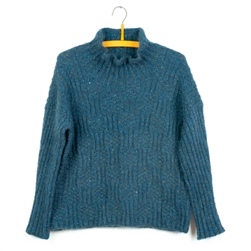  Marianne Isager opskrift - Blå Sweater
