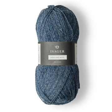 Isager Highland Wool fv. Denim Blue