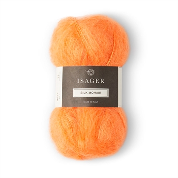 Isager Silk Mohair fv. 64 orange