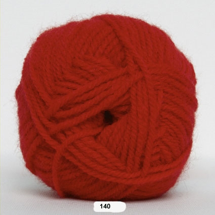 Hjertegarn Jette fv. 140 rød