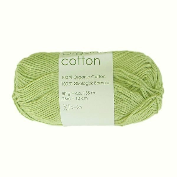 Hjertegarn Organic Cotton  fv. 6310 grøn