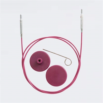 Knit Pro wire 100cm m.stopper/nøgle 