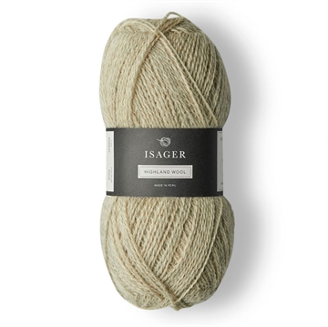 Isager Highland Wool fv. Sand