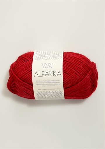 Sandnes Alpakka fv. 4219 rød