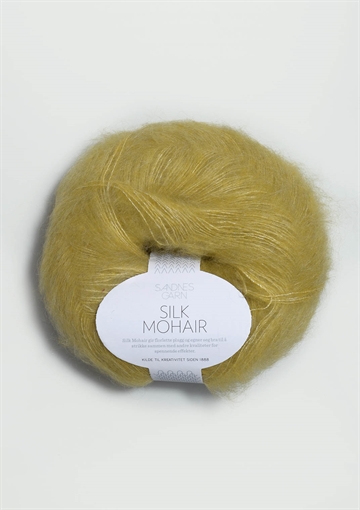 Sandnes Silk Mohair fv. 2024 gulgrøn