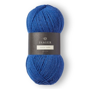 Isager Sock Yarn fv. 44 kobolt blå