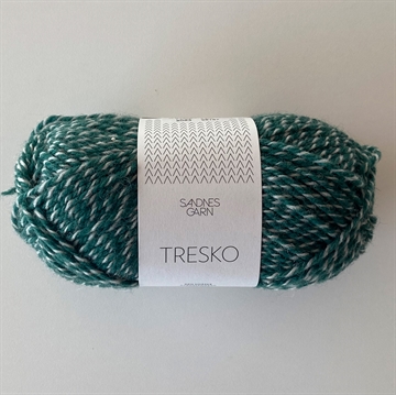 Sandnes Tresko fv. 8063 grøn/grå