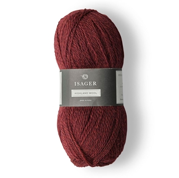 Isager Highland Wool fv. Wine